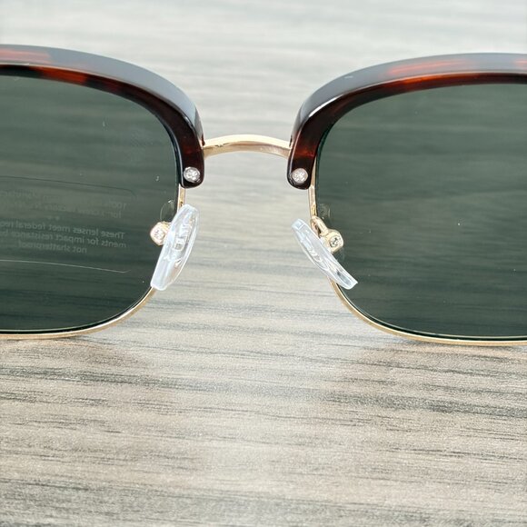 JCrew Brow Line Sunglasses Dark Acorn - Picture 7 of 9